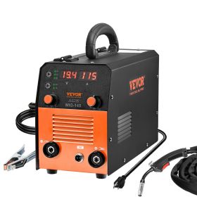 VEVOR 145Amp MIG Welder, Welding Machine 3 in 1, 110 V Flux Core Welding Machine with IGBT Inverter & MIG Torch