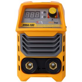 110/220V MMA Welder, 180A Stick ARC Welding Machine IGBT Inverter Digital Display LCD Hot Start Welder with Electrode Holder, Work Clamp