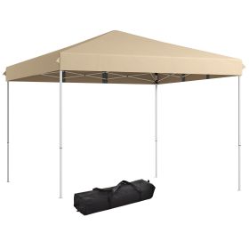 Outsunny 13' x 13' Pop Up Canopy Tent, Instant Sun Shelter, Tents for Parties, Height Adjustable, with Wheeled Carry Bag for Outdoor, Garden, Patio