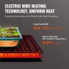 VEVOR 10"x 20.75" Seedling Heat Mat w/ Digital Thermostat Combo Set, MET-Listed Heating Pad for Seed Starting, Waterproof Seed Mats for Germination