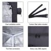 LY-90*90*180cm Home Use Dismountable Hydroponic Plant Growing Tent with Window Green & Black